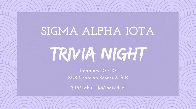 sigma alpha iotatrivia night